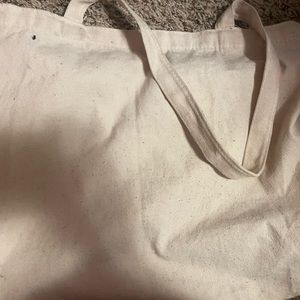 beige tote bag medium sized fits 13in computer